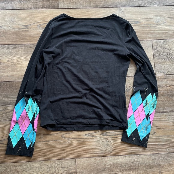 Roberto Cavalli long sleeve graphic long sleeve t - Picture 4 of 4